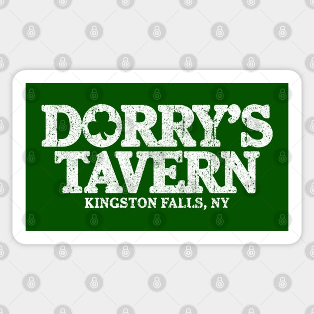 Dorry's Tavern (Variant) Sticker by huckblade